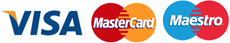 Visa, MasterCard and Maestro